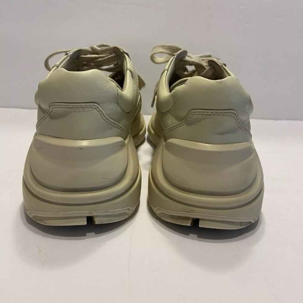 Gucci Women Auth 6 US 36 EU Rhyton Vintage Logo Tennis Leather Sneakers Shoes - Picture 7 of 14